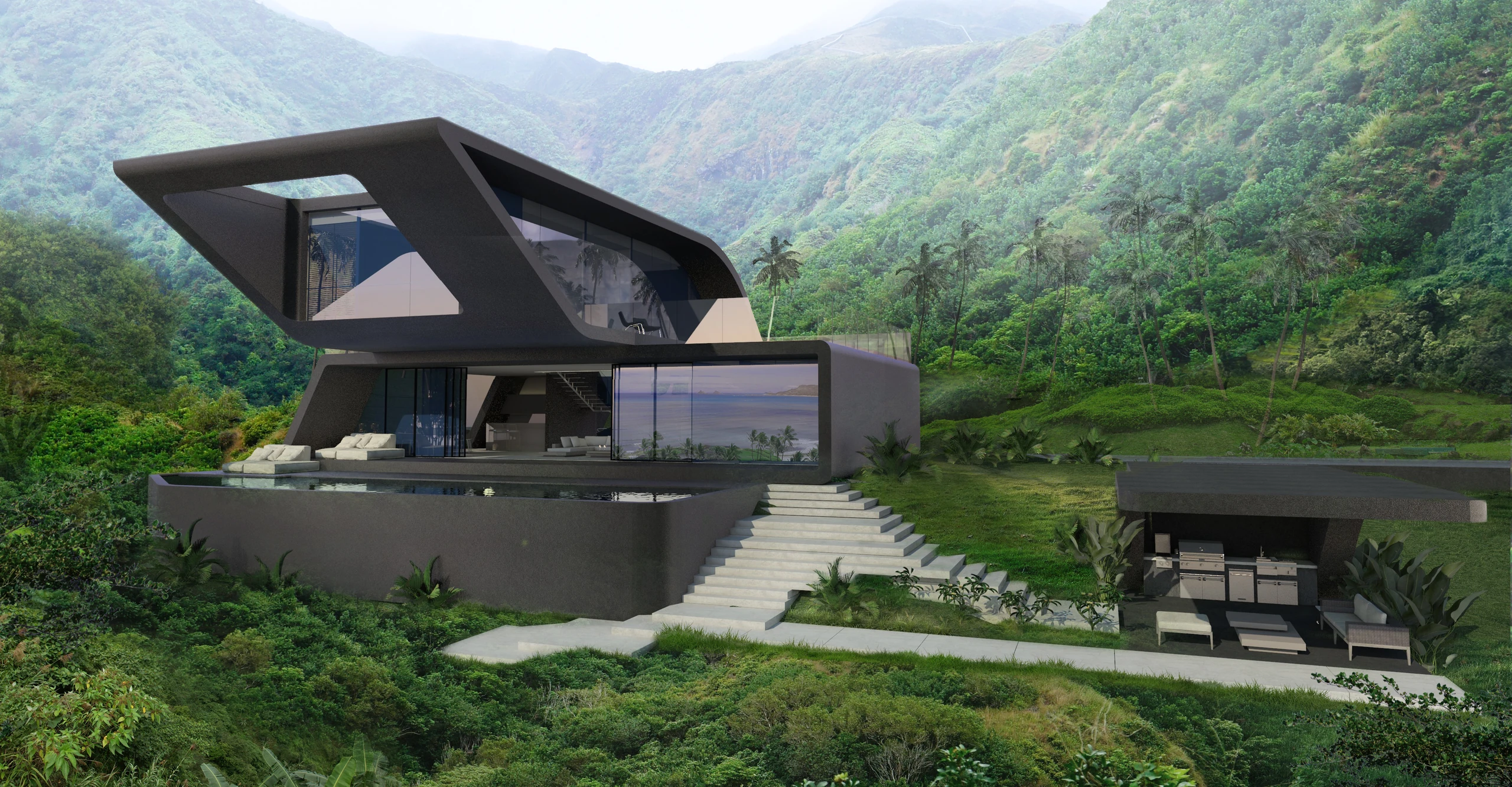 Alpha Villas architectural concept and development in Koh Samui