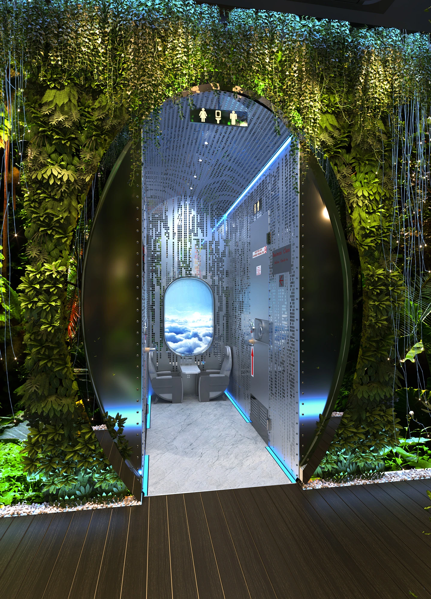 CLC Restaurant — Фирменные туалеты — 05
