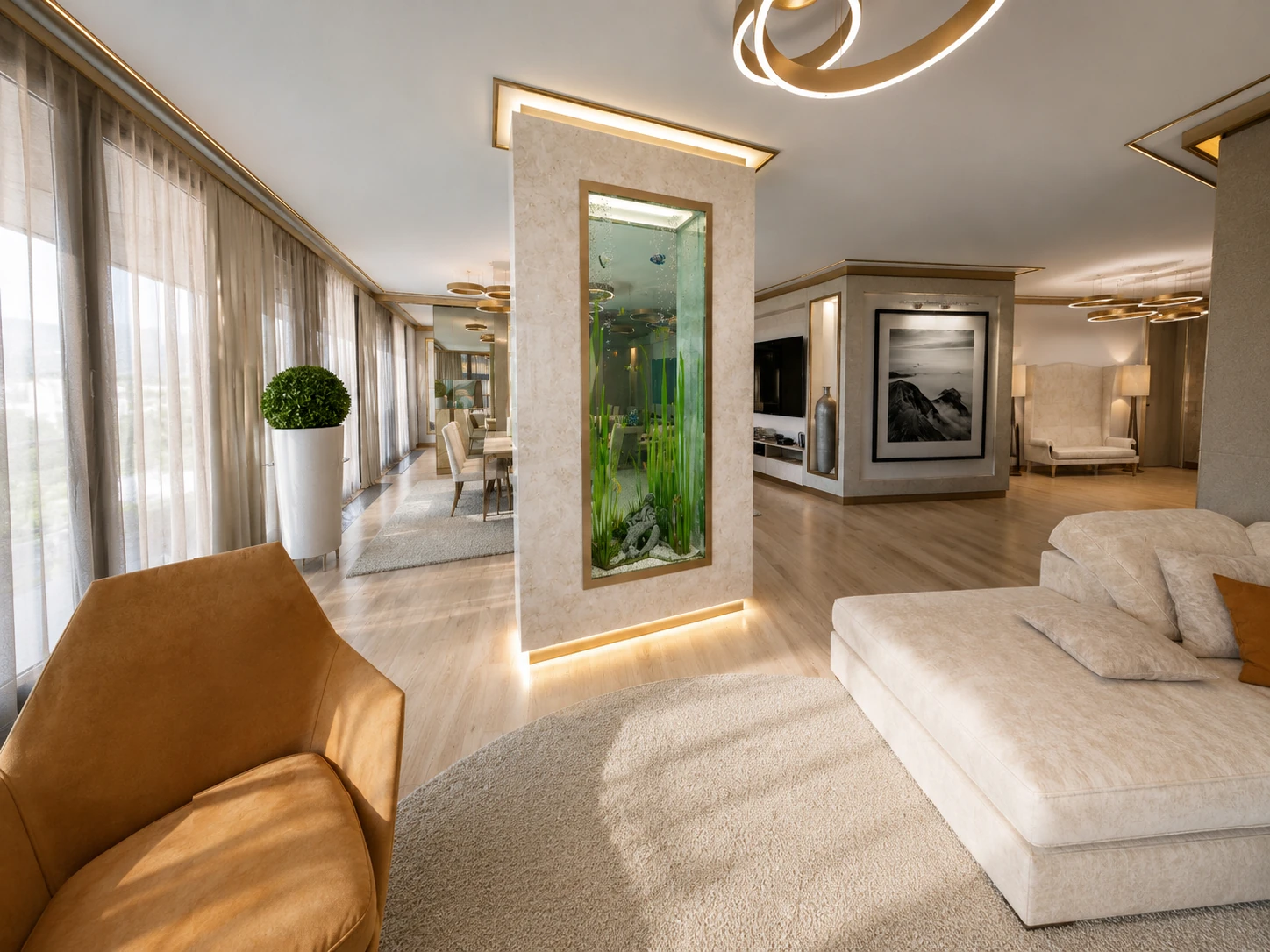 Penthouse Golden Space by Arch Unique