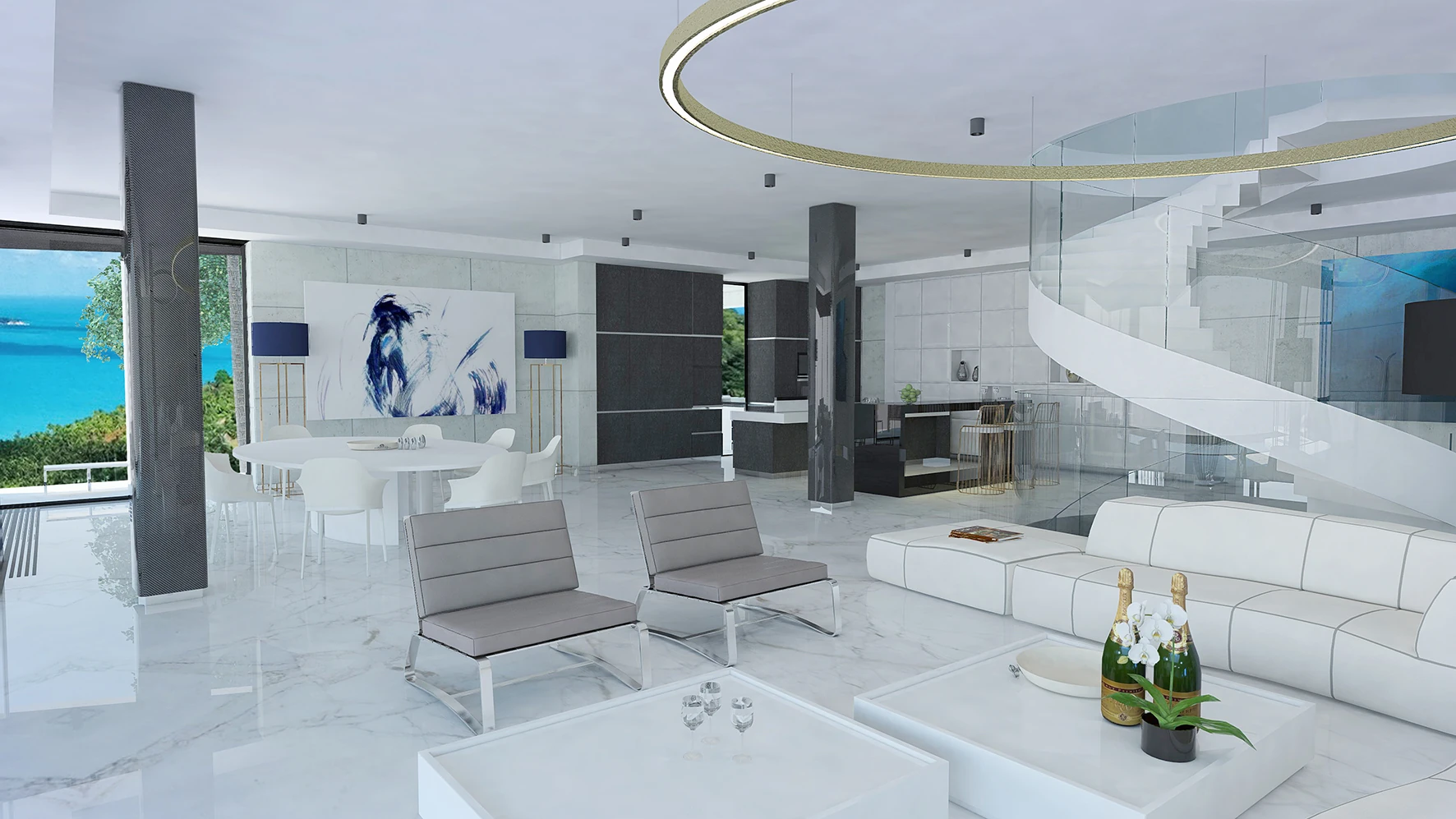 Space Villa interior